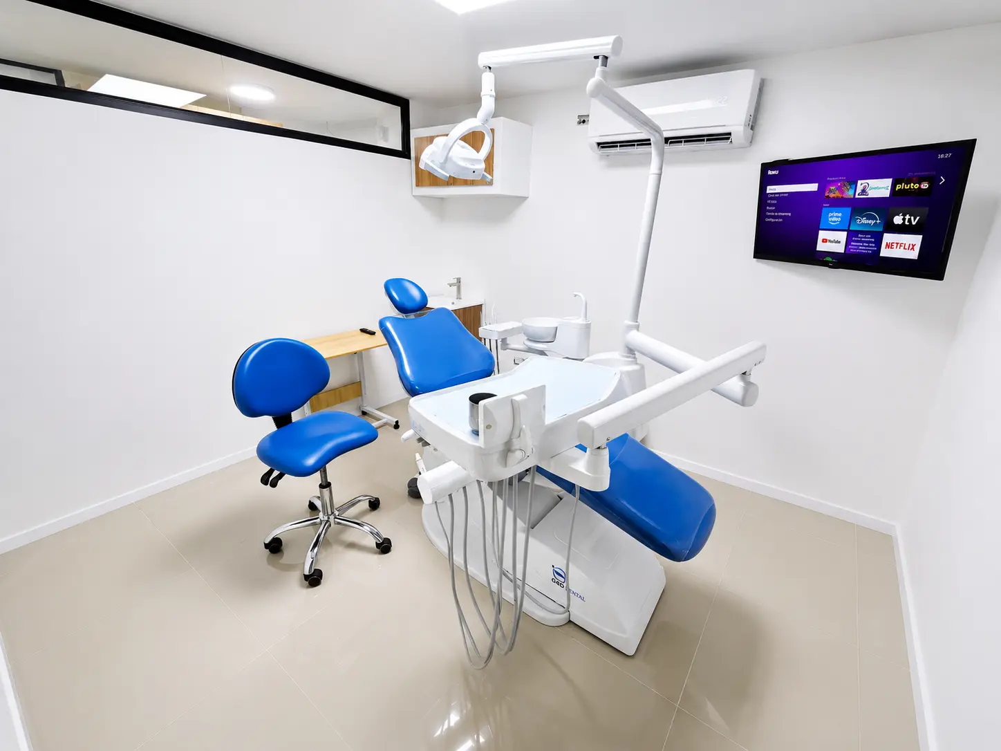 Espacio profesional para procedimientos dentales en HEVA Dental